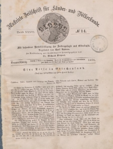 Globus. Illustrierte Zeitschrift für Länder...Bd. XXXVI, Nr.14, 1879