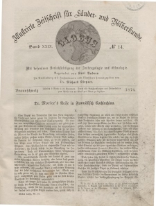 Globus. Illustrierte Zeitschrift für Länder...Bd. XXIX, Nr.14, 1876