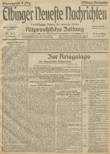 Elbinger Neueste Nachrichten, Nr.76 Donnerstag 18 März 1915 67. Jahrgang