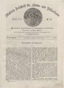 Globus. Illustrierte Zeitschrift für Länder...Bd. XXIX, Nr.16, 1876