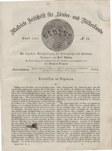 Globus. Illustrierte Zeitschrift für Länder...Bd. XXIX, Nr.18, 1876