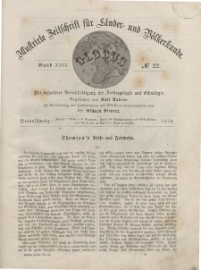 Globus. Illustrierte Zeitschrift für Länder...Bd. XXIX, Nr.22, 1876