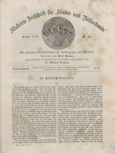 Globus. Illustrierte Zeitschrift für Länder...Bd. XXIX, Nr.24, 1876