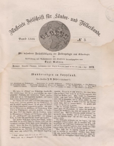 Globus. Illustrierte Zeitschrift für Länder...Bd. XXIII, Nr.3, 1873