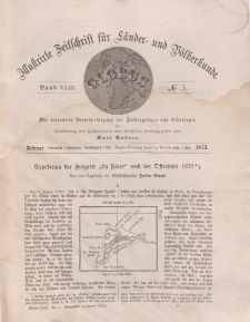 Globus. Illustrierte Zeitschrift für Länder...Bd. XXIII, Nr.5, 1873