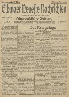 Elbinger Neueste Nachrichten, Nr.78 Sonnabend 20 März 1915 67. Jahrgang