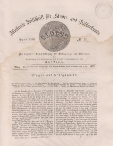 Globus. Illustrierte Zeitschrift für Länder...Bd. XXIII, Nr.11, 1873