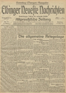 Elbinger Neueste Nachrichten, Nr.79 Sonntag 21 März 1915 67. Jahrgang