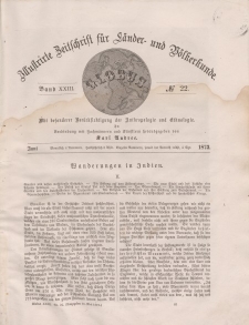 Globus. Illustrierte Zeitschrift für Länder...Bd. XXIII, Nr.22, 1873