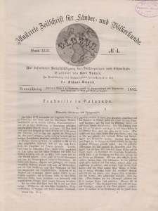 Globus. Illustrierte Zeitschrift für Länder...Bd. XLII, Nr.4, 1882