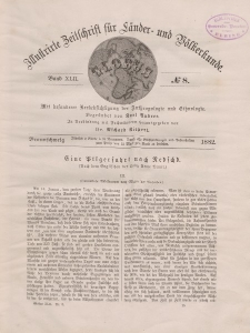 Globus. Illustrierte Zeitschrift für Länder...Bd. XLII, Nr.8, 1882