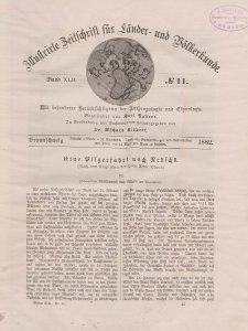 Globus. Illustrierte Zeitschrift für Länder...Bd. XLII, Nr.11, 1882