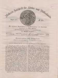 Globus. Illustrierte Zeitschrift für Länder...Bd. XLII, Nr.15, 1882