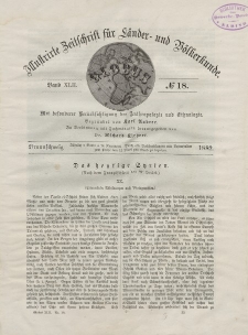 Globus. Illustrierte Zeitschrift für Länder...Bd. XLII, Nr.18, 1882