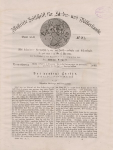 Globus. Illustrierte Zeitschrift für Länder...Bd. XLII, Nr.21, 1882