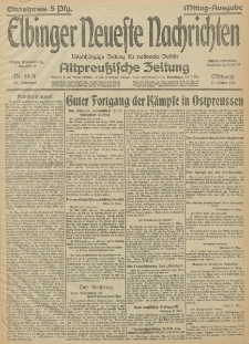 Elbinger Neueste Nachrichten, Nr.89 Mittwoch 31 März 1915 67. Jahrgang