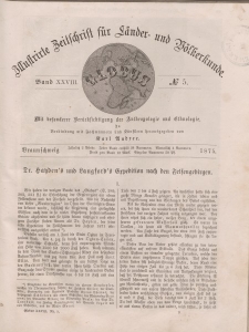 Globus. Illustrierte Zeitschrift für Länder...Bd. XXVIII, Nr.5, 1875