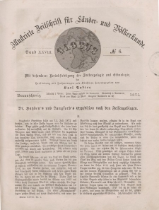 Globus. Illustrierte Zeitschrift für Länder...Bd. XXVIII, Nr.6, 1875