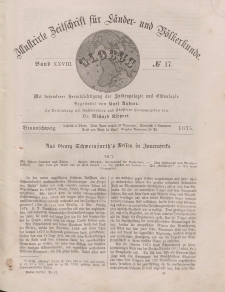 Globus. Illustrierte Zeitschrift für Länder...Bd. XXVIII, Nr.17, 1875