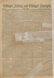 Elbinger Zeitung und Elbinger Anzeigen, Nr. 217 Sonntag 15. August 1895