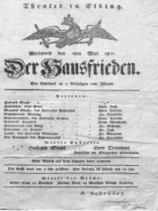 Der Hausfrieden - afisz