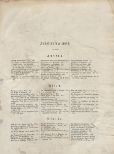 Globus. Illustrierte Zeitschrift für Länder...(Inhaltsverzeichniß), Bd. XIII, 1868