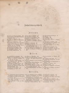 Globus. Illustrierte Zeitschrift für Länder...(Inhaltsverzeichniß), Bd. XIV, 1868