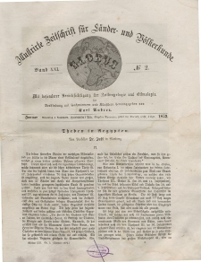 Globus. Illustrierte Zeitschrift für Länder...Bd. XXI, Nr.2, Januar 1872