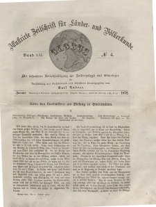 Globus. Illustrierte Zeitschrift für Länder...Bd. XXI, Nr.4, Januar 1872