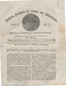 Globus. Illustrierte Zeitschrift für Länder...Bd. XXI, Nr.5, Februar 1872