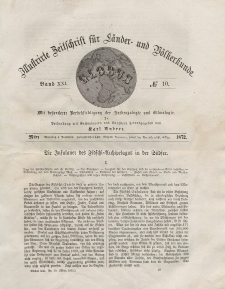 Globus. Illustrierte Zeitschrift für Länder...Bd. XXI, Nr.10, März 1872