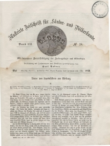 Globus. Illustrierte Zeitschrift für Länder...Bd. XXI, Nr.18, Mai 1872