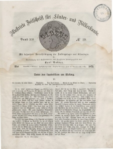 Globus. Illustrierte Zeitschrift für Länder...Bd. XXI, Nr.19, Mai 1872