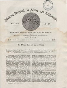 Globus. Illustrierte Zeitschrift für Länder...Bd. XXI, Nr.23, Juni 1872