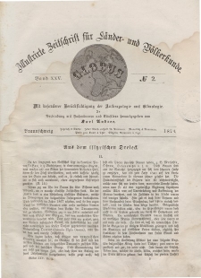 Globus. Illustrierte Zeitschrift für Länder...Bd. XXV, Nr.2, 1874