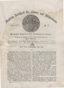 Globus. Illustrierte Zeitschrift für Länder...Bd. XXV, Nr.3, 1874