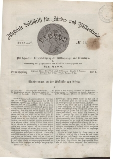 Globus. Illustrierte Zeitschrift für Länder...Bd. XXV, Nr.13, 1874