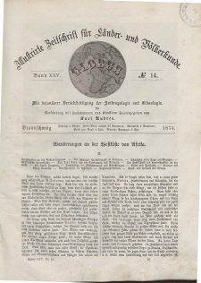 Globus. Illustrierte Zeitschrift für Länder...Bd. XXV, Nr.14, 1874