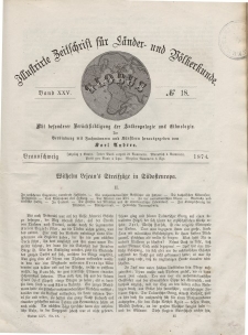 Globus. Illustrierte Zeitschrift für Länder...Bd. XXV, Nr.18, 1874
