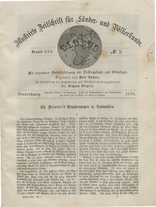 Globus. Illustrierte Zeitschrift für Länder...Bd. XXX, Nr.5, 1876