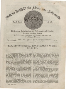 Globus. Illustrierte Zeitschrift für Länder...Bd. XXX, Nr.17, 1876
