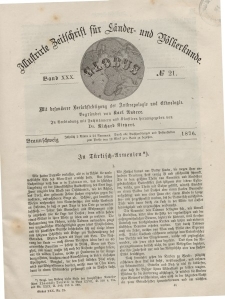 Globus. Illustrierte Zeitschrift für Länder...Bd. XXX, Nr.21, 1876