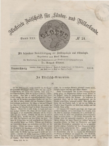 Globus. Illustrierte Zeitschrift für Länder...Bd. XXX, Nr.24, 1876