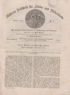 Globus. Illustrierte Zeitschrift für Länder...Bd. XXXI, Nr.7, 1877