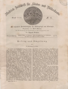 Globus. Illustrierte Zeitschrift für Länder...Bd. XXXI, Nr.11, 1877