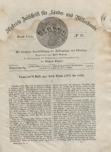 Globus. Illustrierte Zeitschrift für Länder...Bd. XXXI, Nr.21, 1877