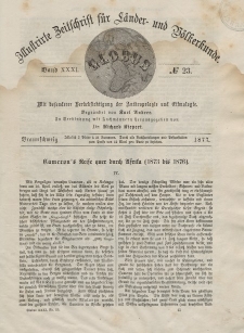 Globus. Illustrierte Zeitschrift für Länder...Bd. XXXI, Nr.23, 1877