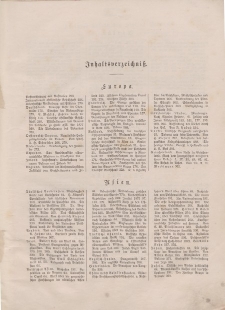 Globus. Illustrierte Zeitschrift für Länder...(Inhaltsverzeichniß), Bd. XXXII, 1877