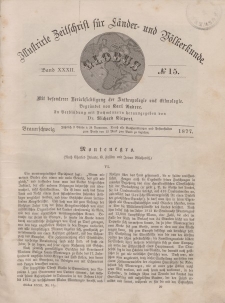 Globus. Illustrierte Zeitschrift für Länder...Bd. XXXII, Nr.15, 1877