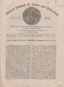 Globus. Illustrierte Zeitschrift für Länder...Bd. XXXII, Nr.21, 1877